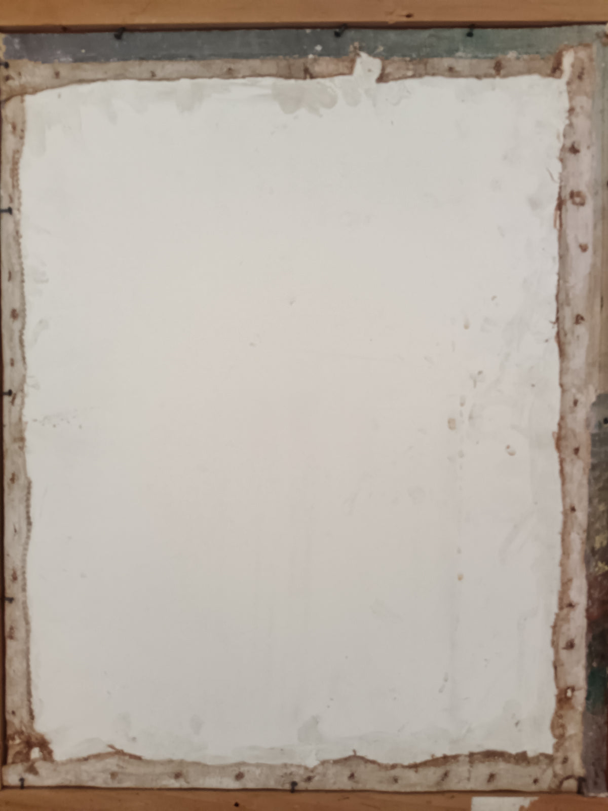 Dipinto Olio su Tela Asinello Fanciullo L. Descrovi 1958 Vesuvio Quadro Vintage
