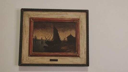 Pierre Dumont (XIX secolo)- Dipinto olio su pannello ( cartoncino)