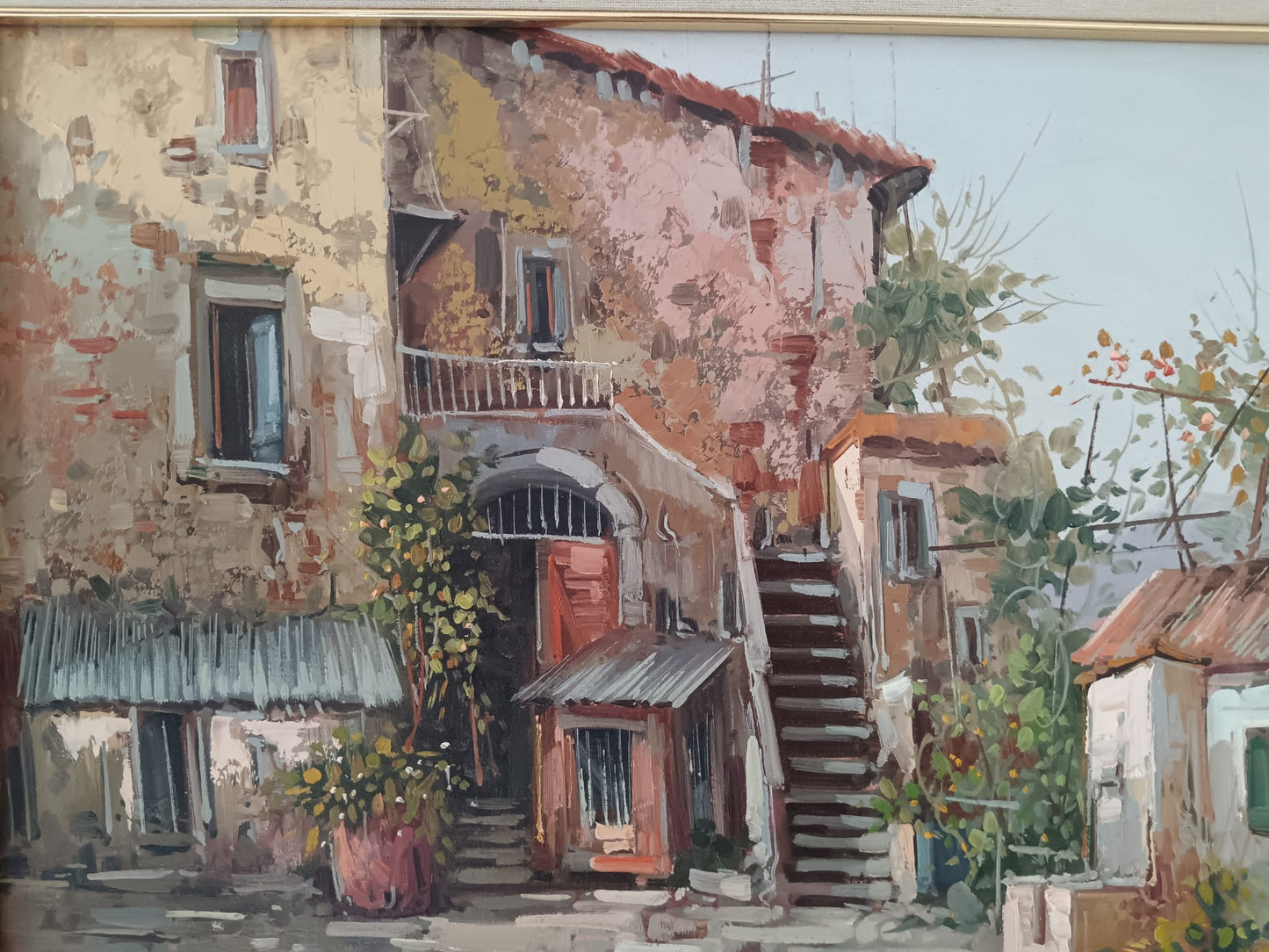 Ferdinando Sapio ( 1955) dipinto olio su tela- epoca XX secolo