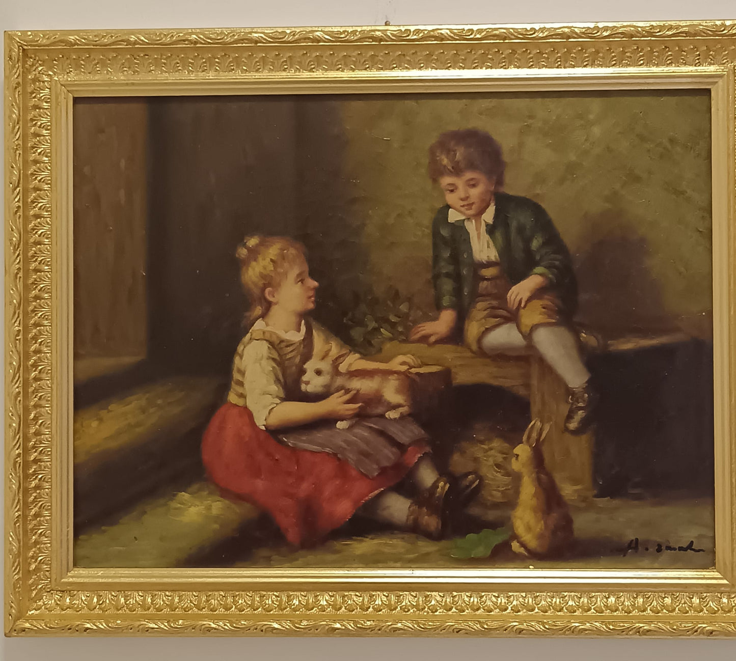 Scuola italiana (XX Secolo)- dipinto olio su legno