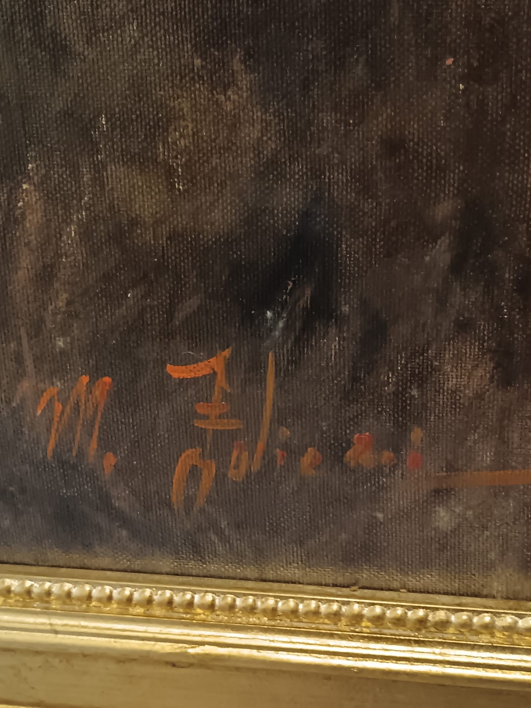 Marino Faliero (1948)- dipinto olio su tela epoca XX secolo