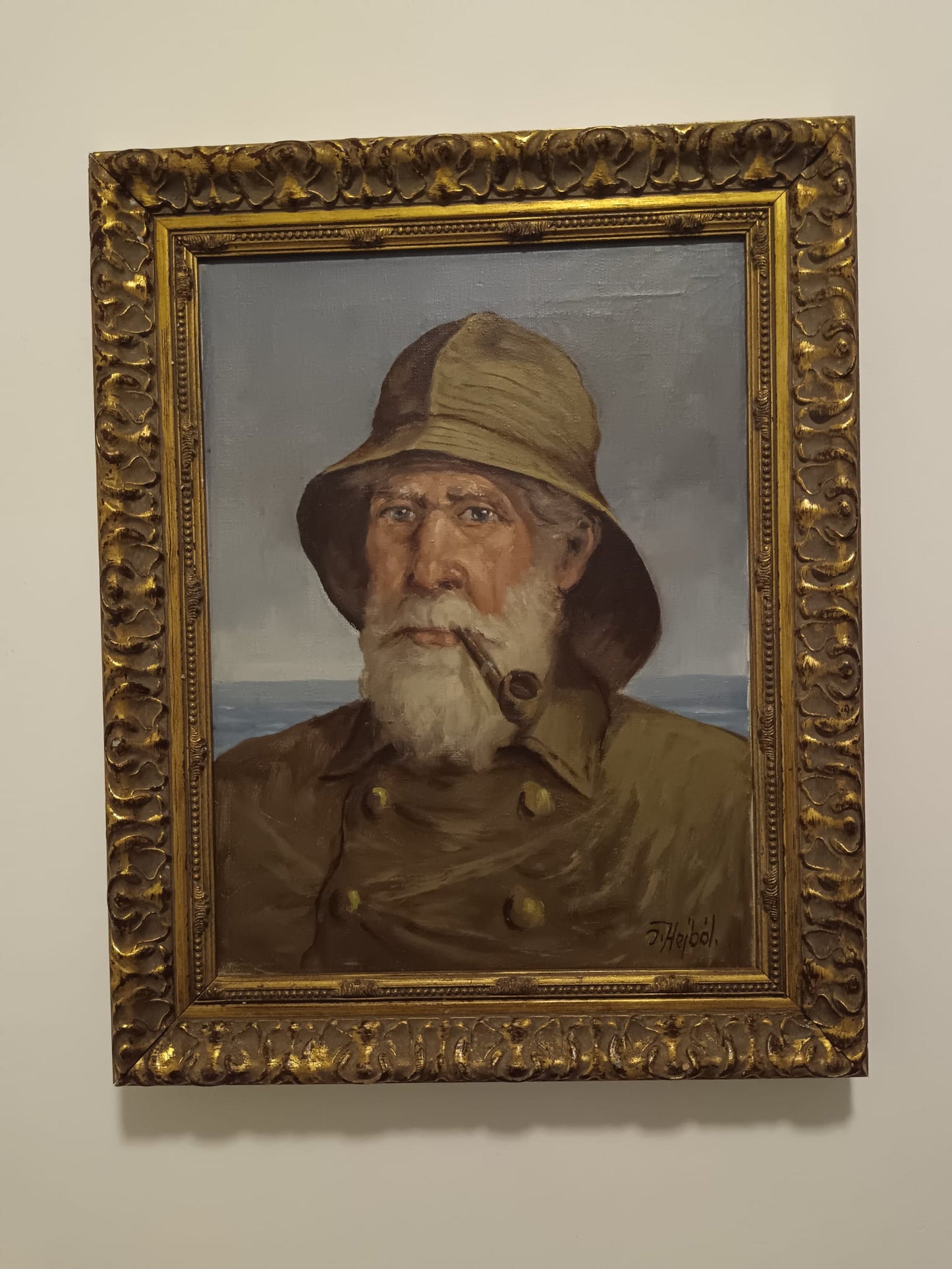 Ritratto (Scuola Tedesca XX Secolo)- dipinto olio su tela