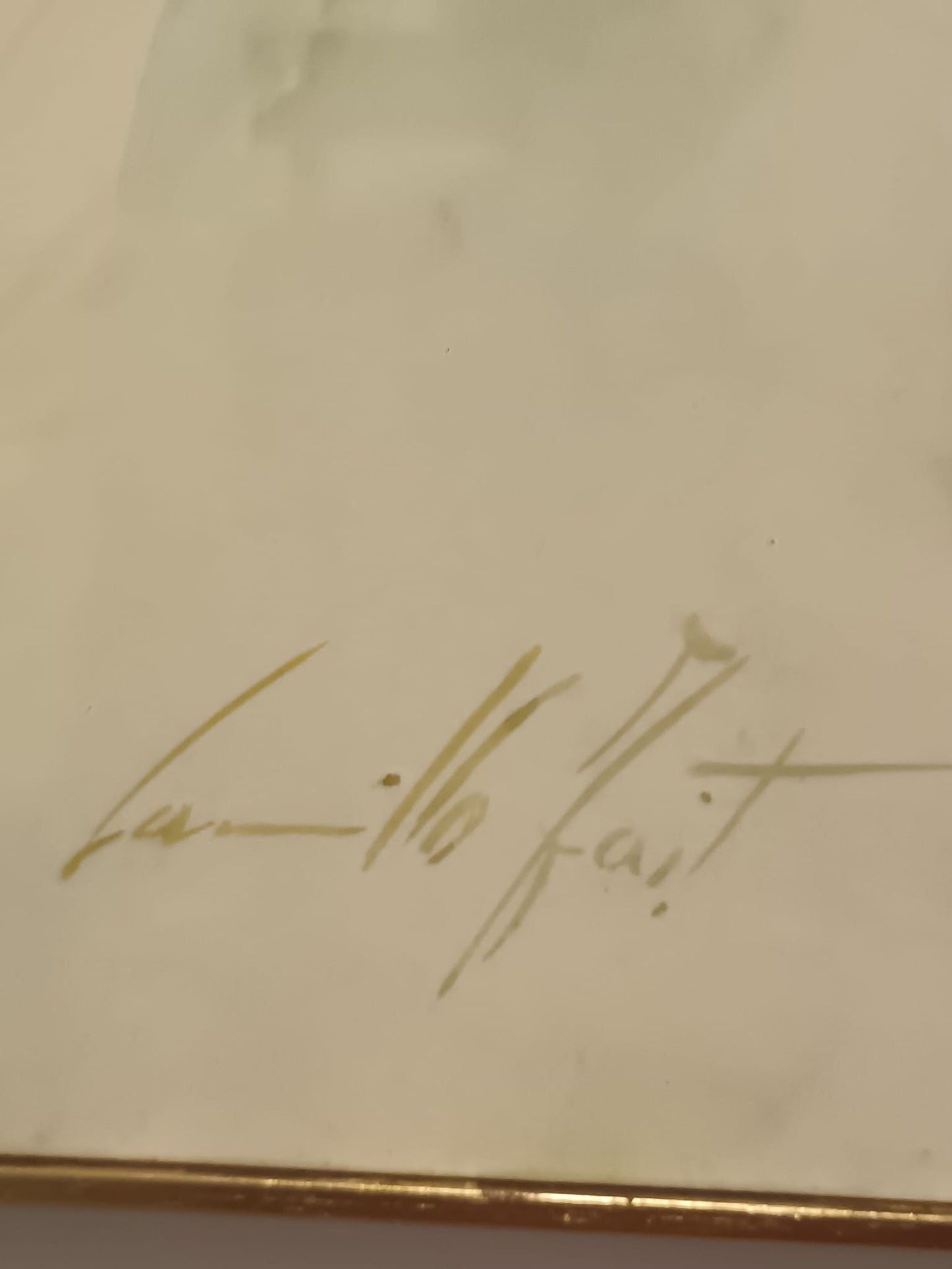 Camillo Fait (Milano 1935)- acquarello su carta