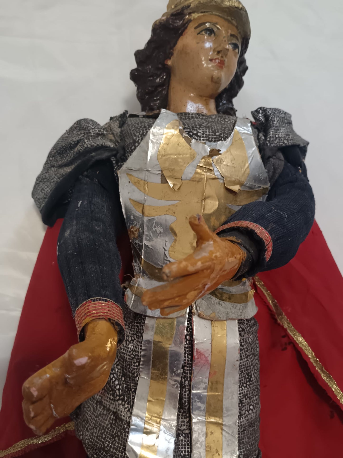 Scultura in terracotta ( San Michele Arcangelo)- epoca XX secolo