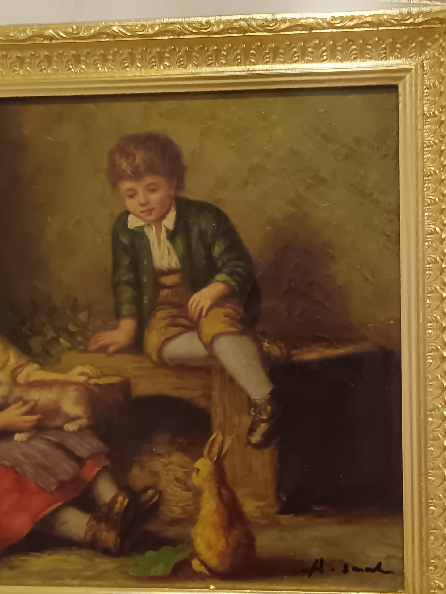 Scuola italiana (XX Secolo)- dipinto olio su legno