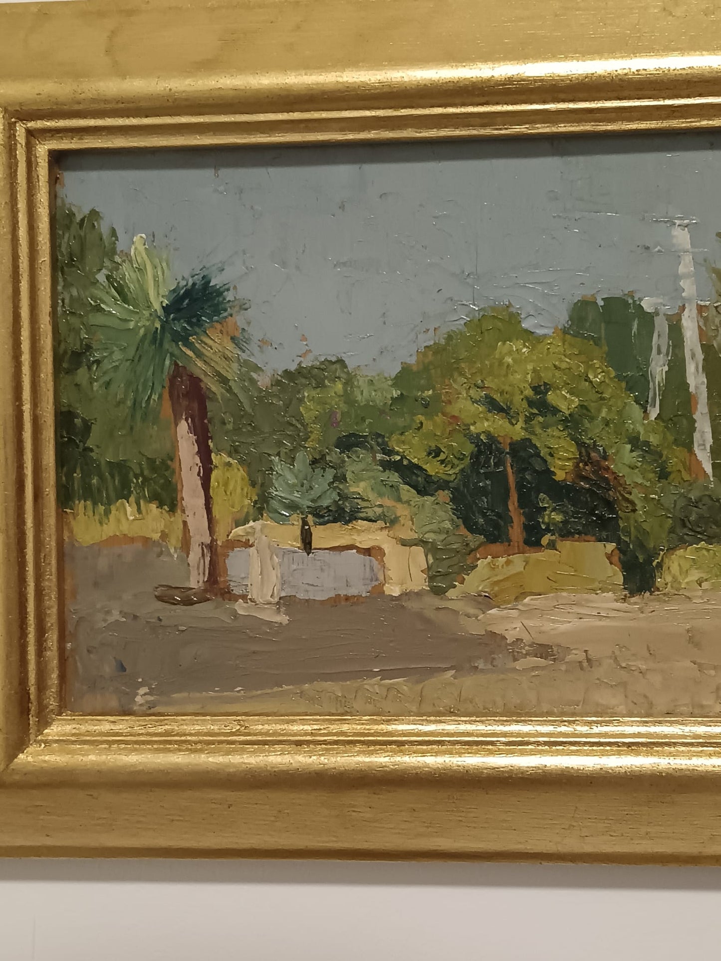 Armando Spadini (Firenze 1883-Roma 1925)- antico dipinto olio su legno