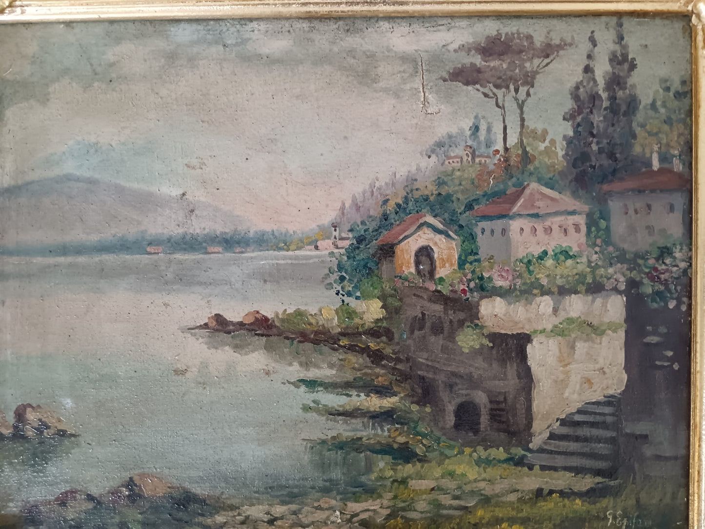 G. Epifani- dipinto olio su tela epoca prima metà del novecento