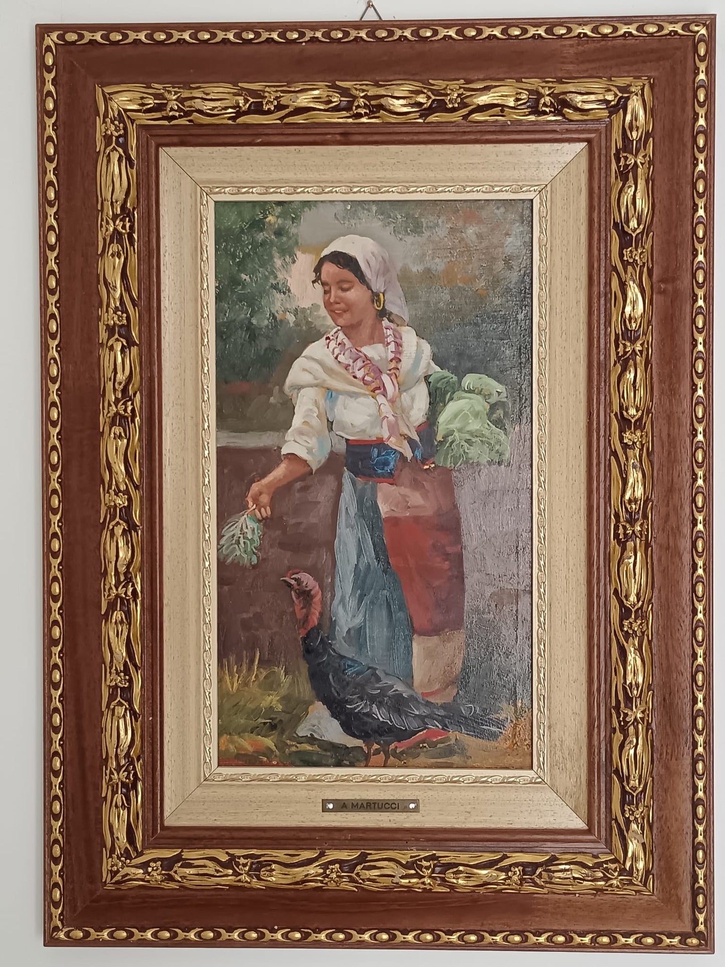 Dipinto attribuibile ad Antonio Martucci (1934)- olio su legno