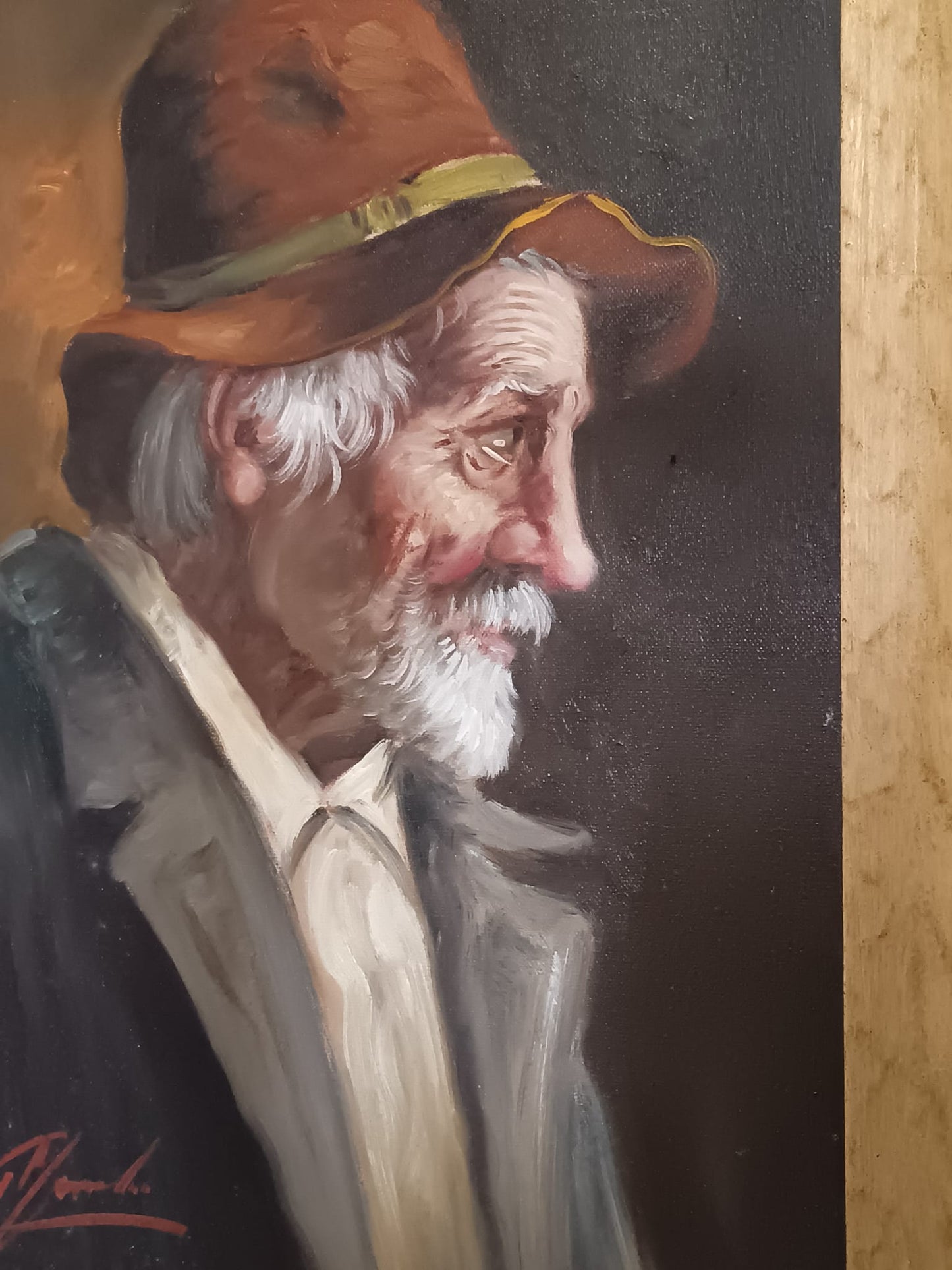 Tristano Marchi (Cava Dei Tirreni 1948)- dipinto olio su tela