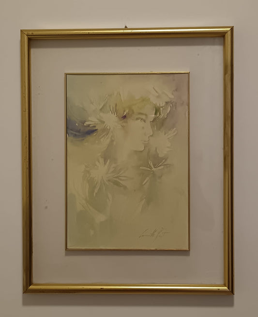 Camillo Fait (Milano 1935)- acquarello su carta