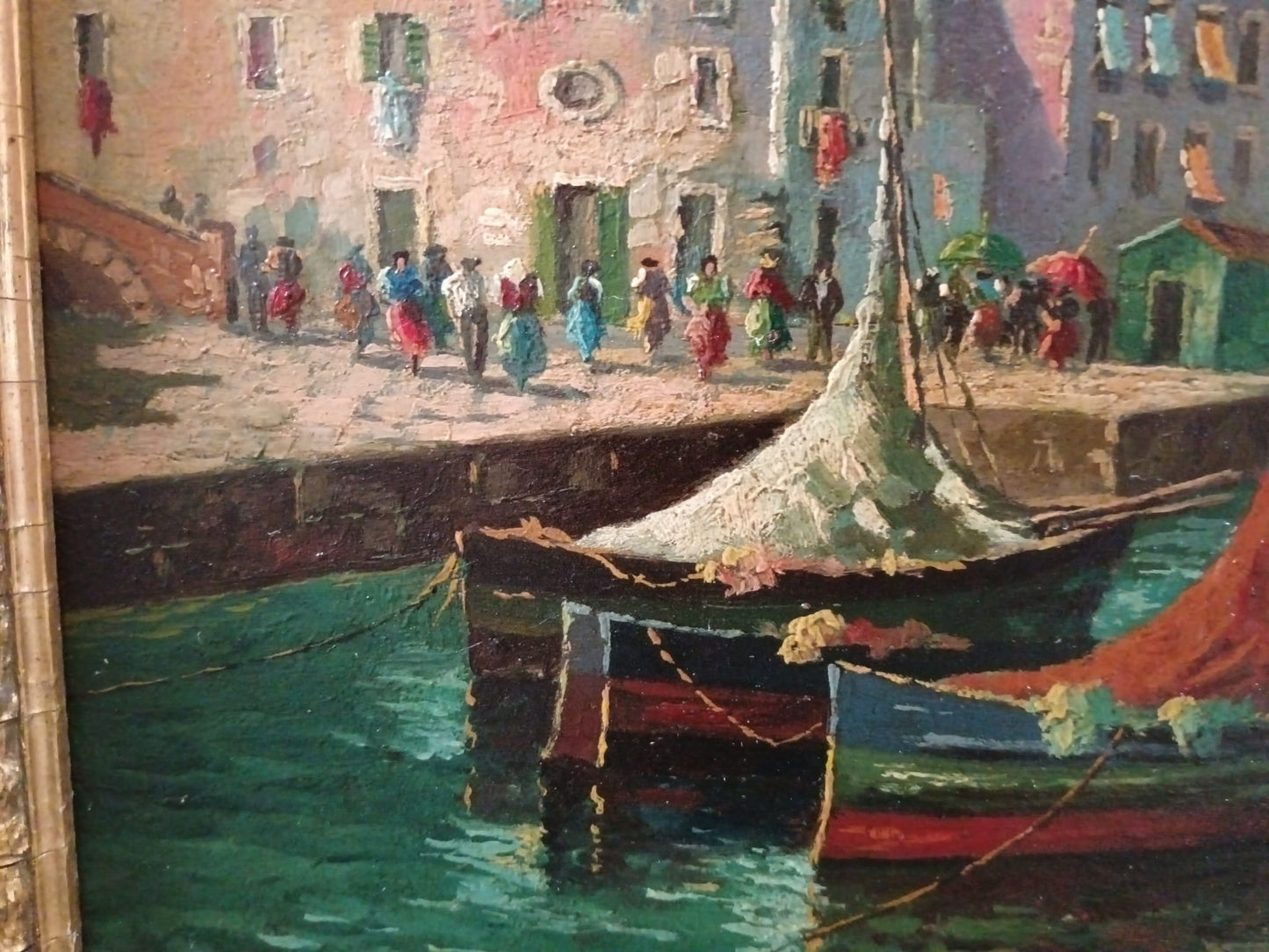 Giuseppe Gargiulo scuola napoletana (XIX/XX secolo) scorcio marino