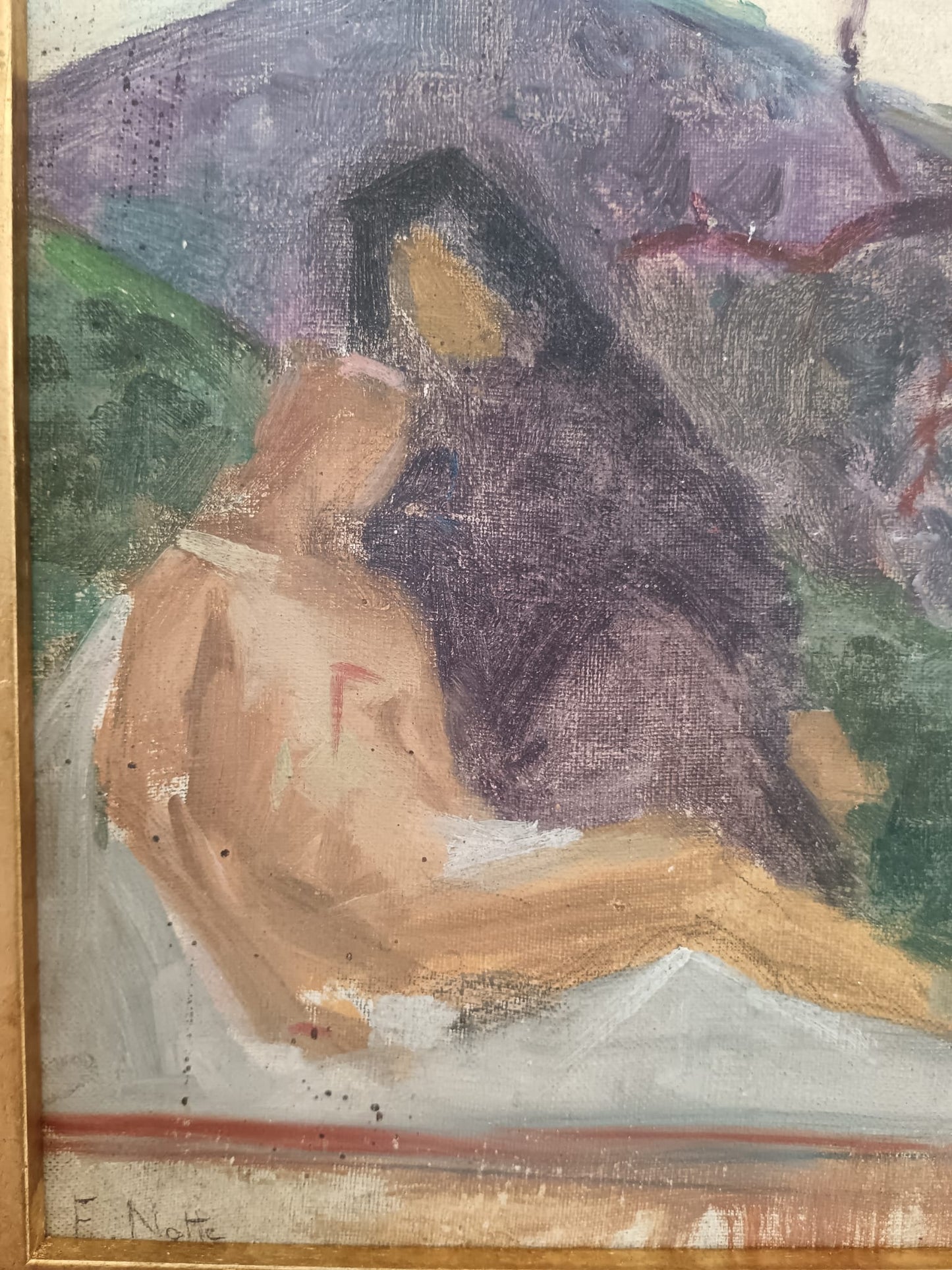 Emilio Notte (1891-1982)- dipinto olio su tela