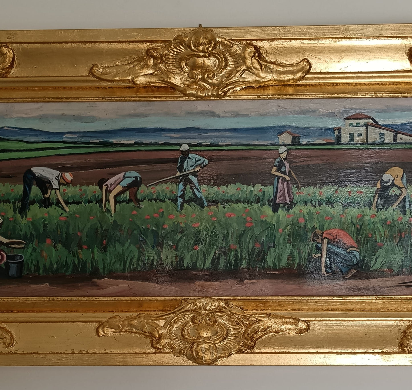Fascianelli Domenico (XX Secolo)- dipinto olio su legno