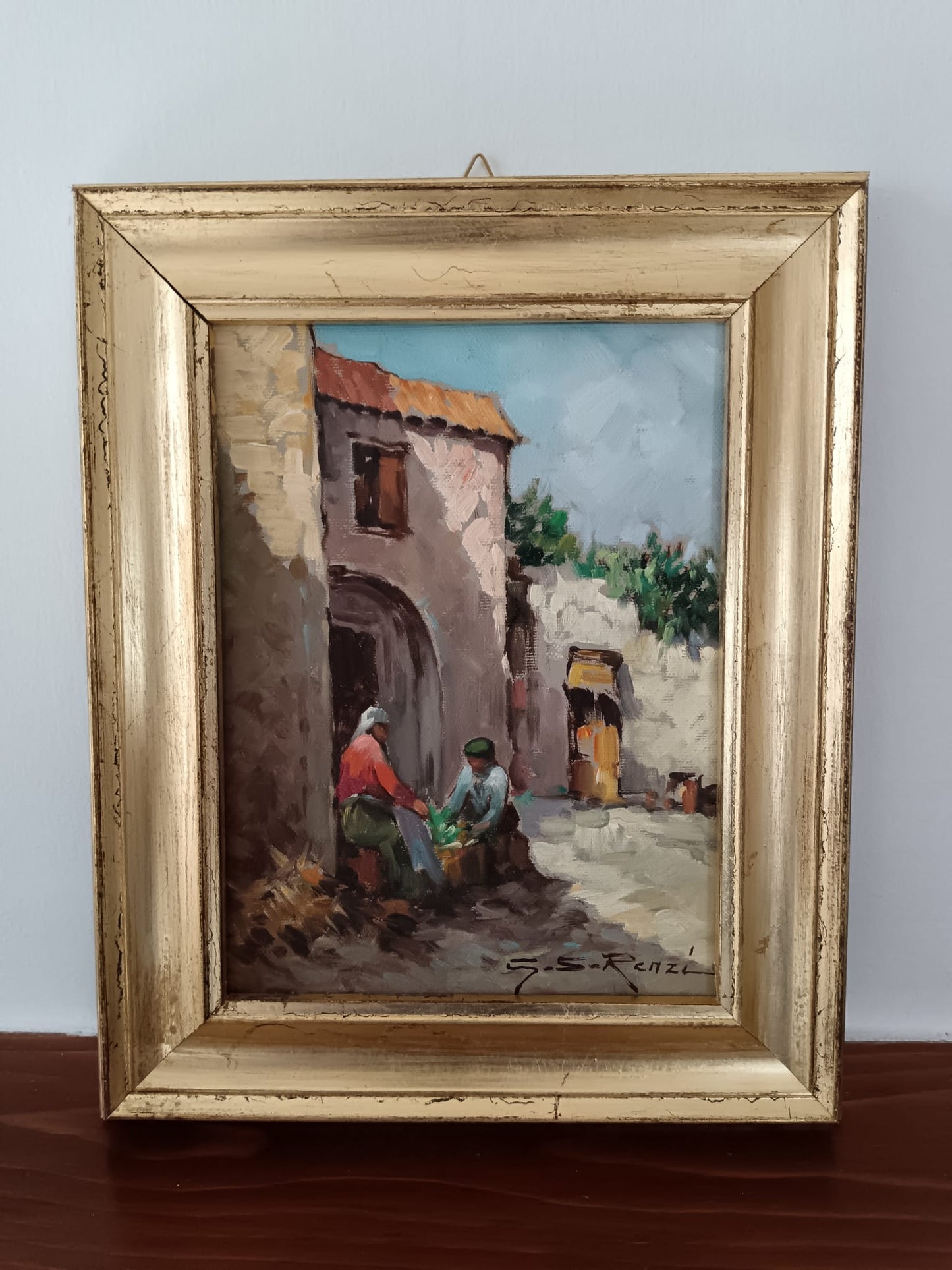 G. S. Renzi (XX secolo) dipinto olio su tela