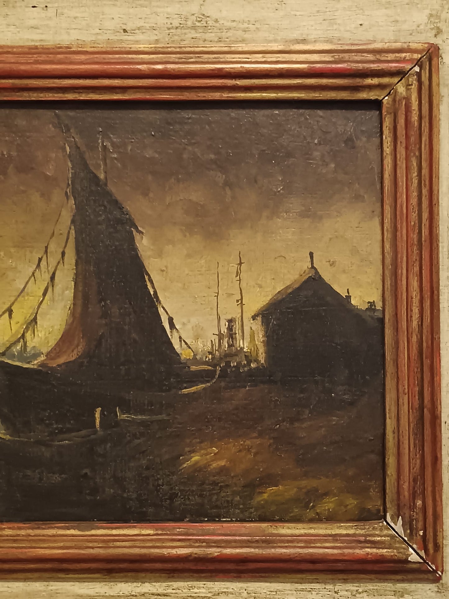 Pierre Dumont (XIX secolo)- Dipinto olio su pannello ( cartoncino)