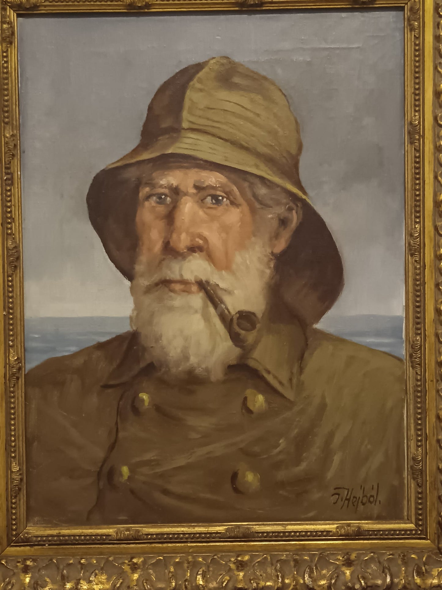 Ritratto (Scuola Tedesca XX Secolo)- dipinto olio su tela