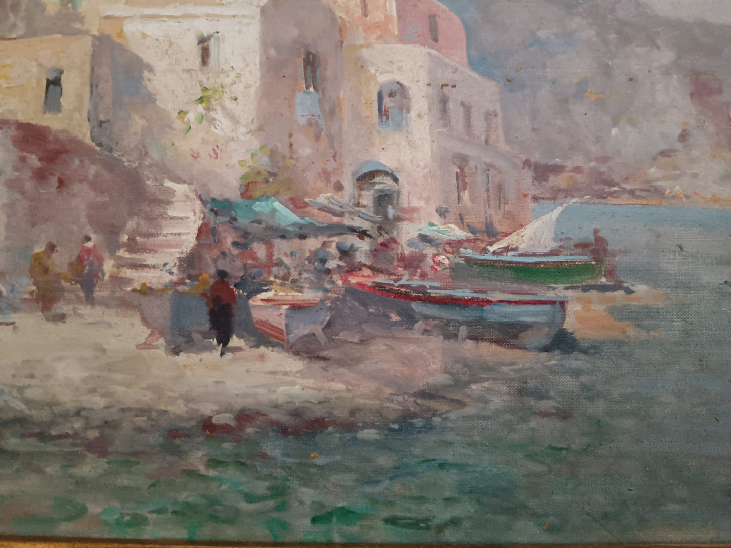 Vincenzo Laricchia (Napoli 1940-2017)- dipinto olio su pannello