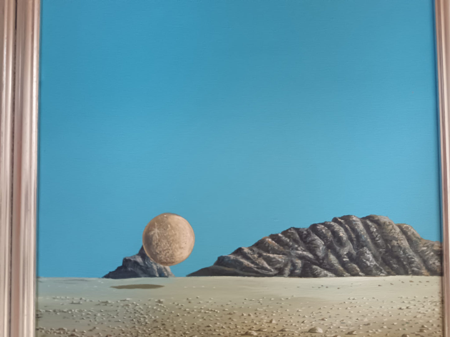 Paesaggio Surrealista (XX Secolo)- dipinto acrilico su tela