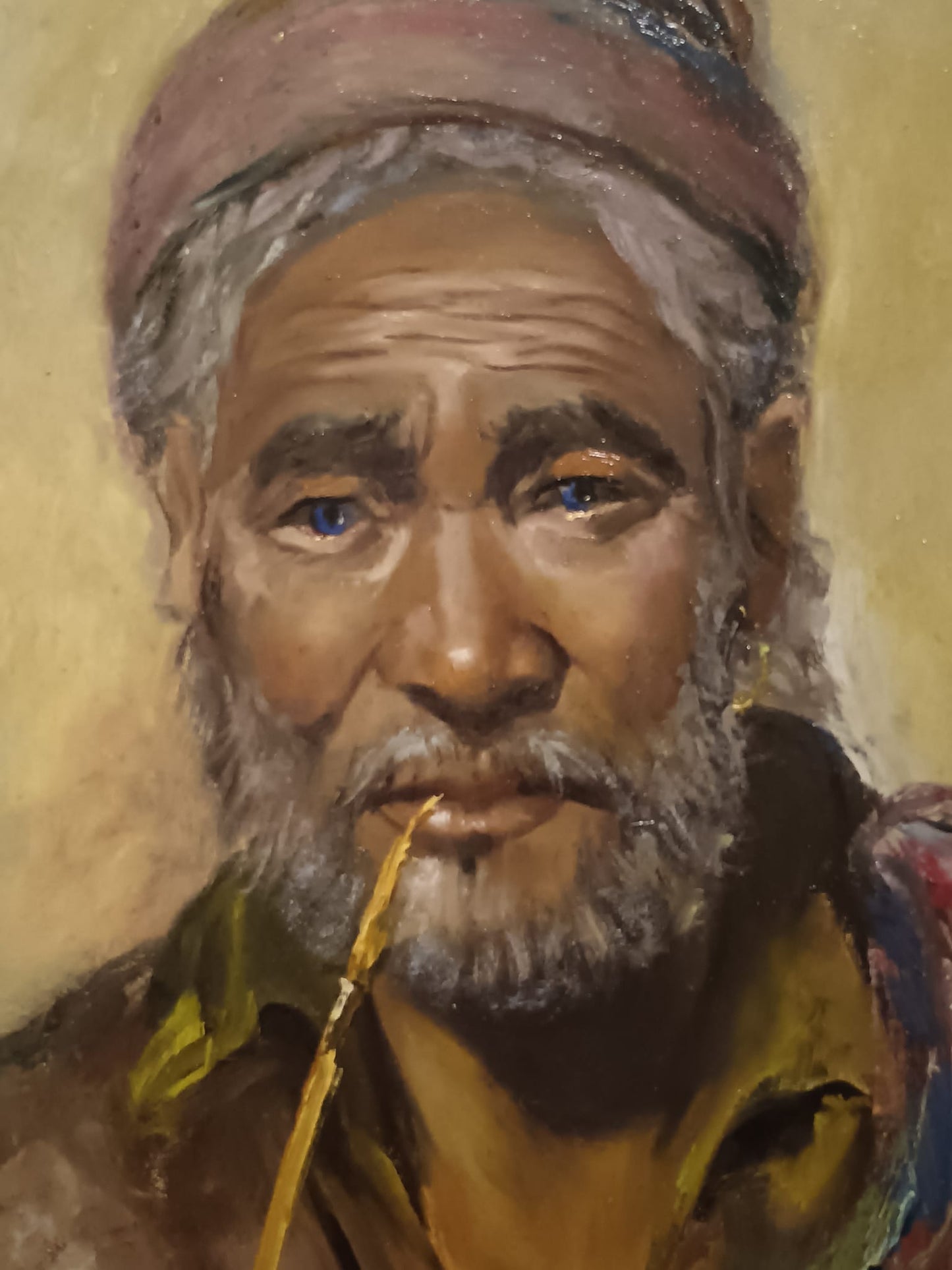 Carlo Roberto La Volpe (XX Secolo)- Il Pescatore dipinto olio su tela