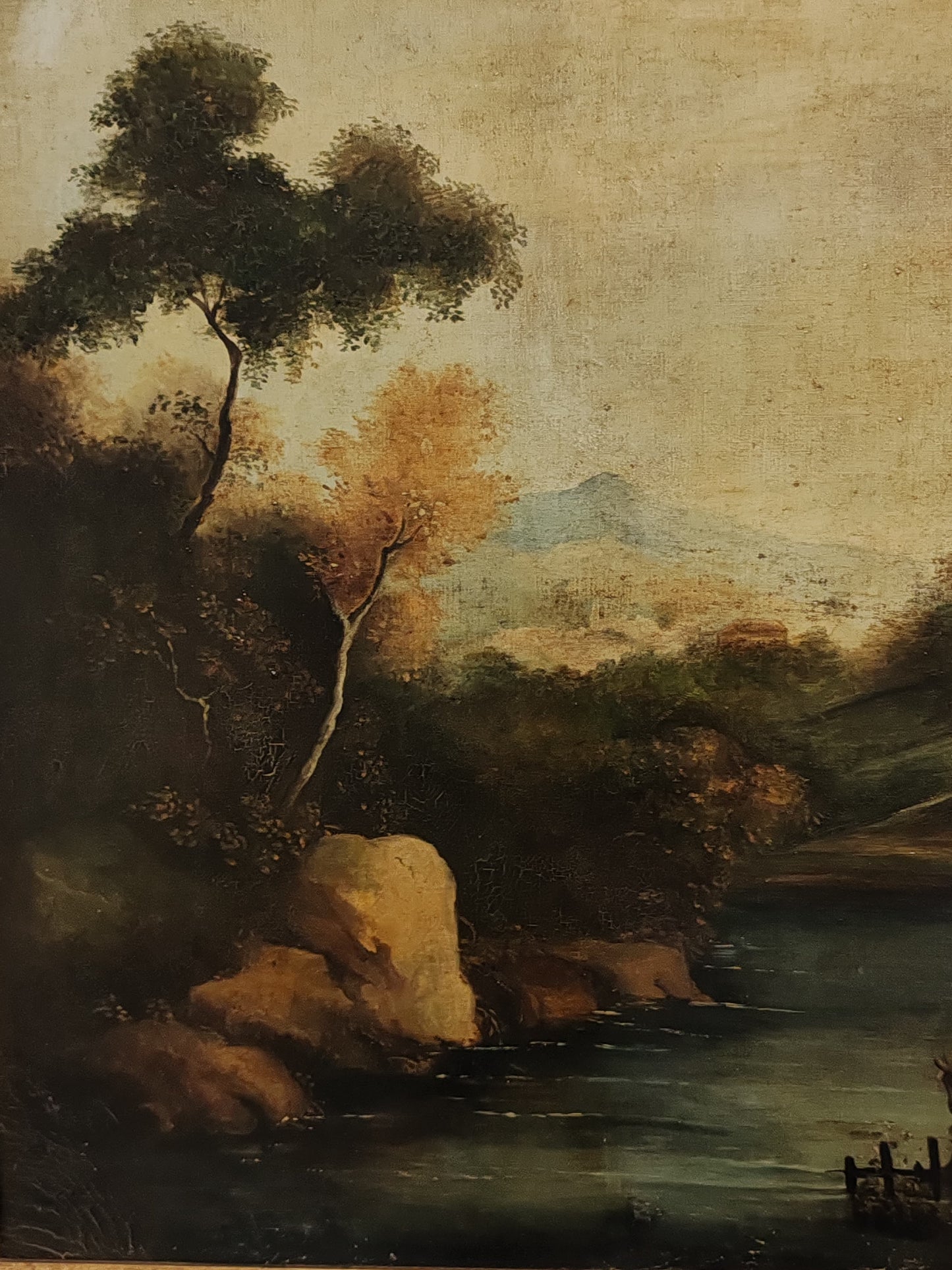 Paesaggio Estensivo (XX Secolo)- dipinto olio su tela