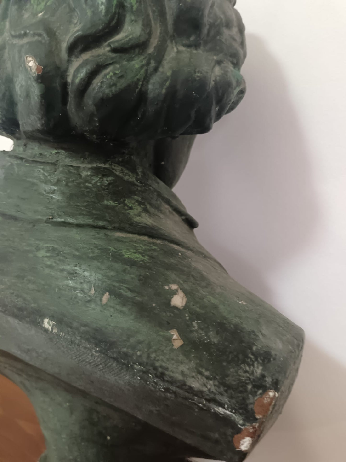 Scultura in cemento patinato ( Beethoven)- epoca XIX/XX secolo