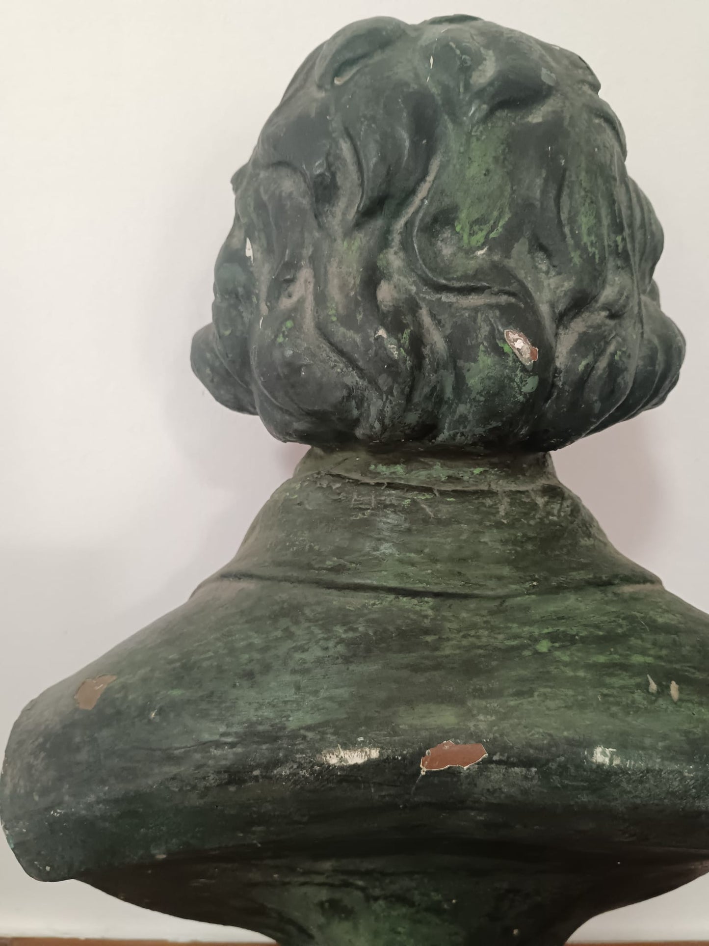 Scultura in cemento patinato ( Beethoven)- epoca XIX/XX secolo