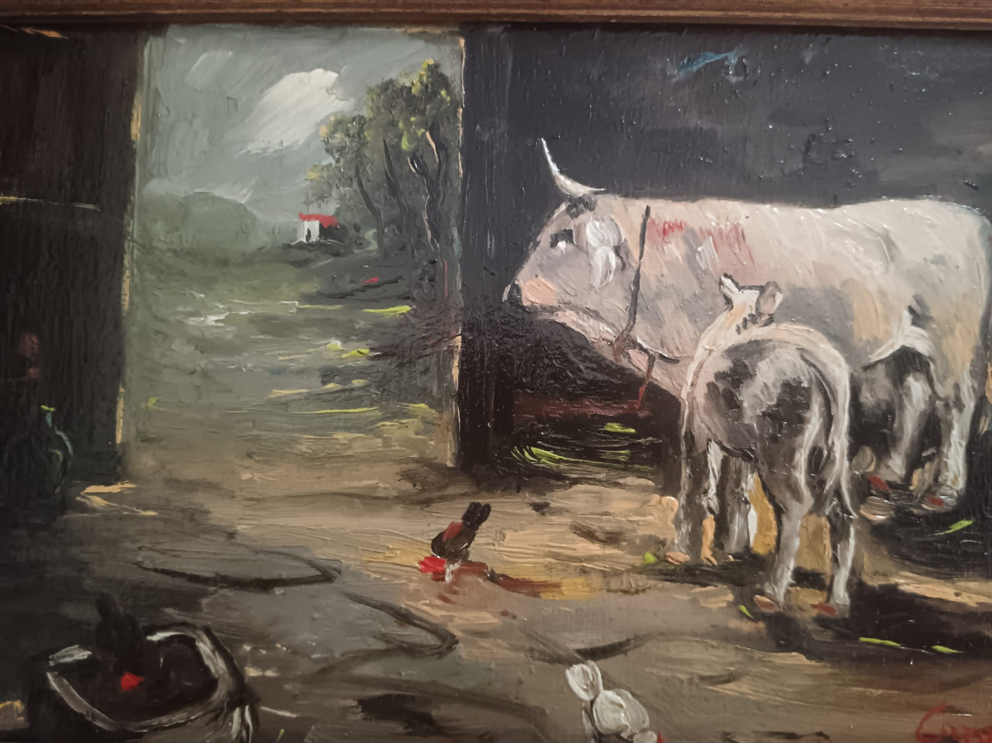 Mario Carotenuto (1922-2017)- dipinto olio su legno