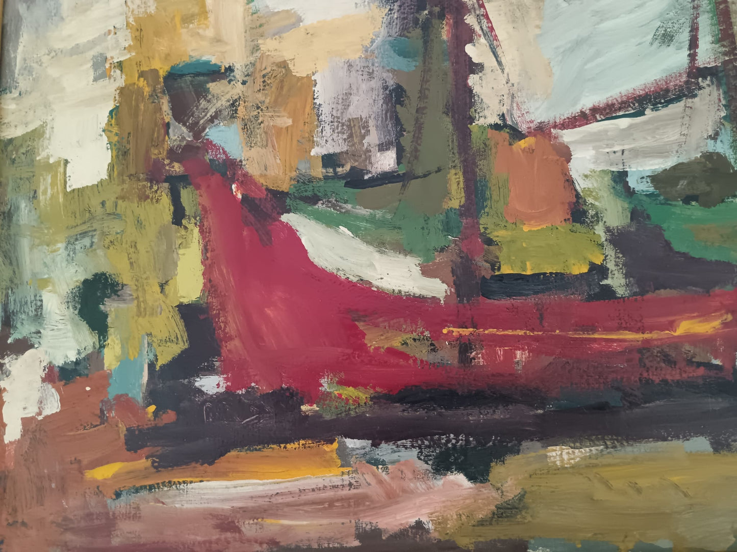Giuseppe Casanova (1937 Vasto)- dipinto olio su tela