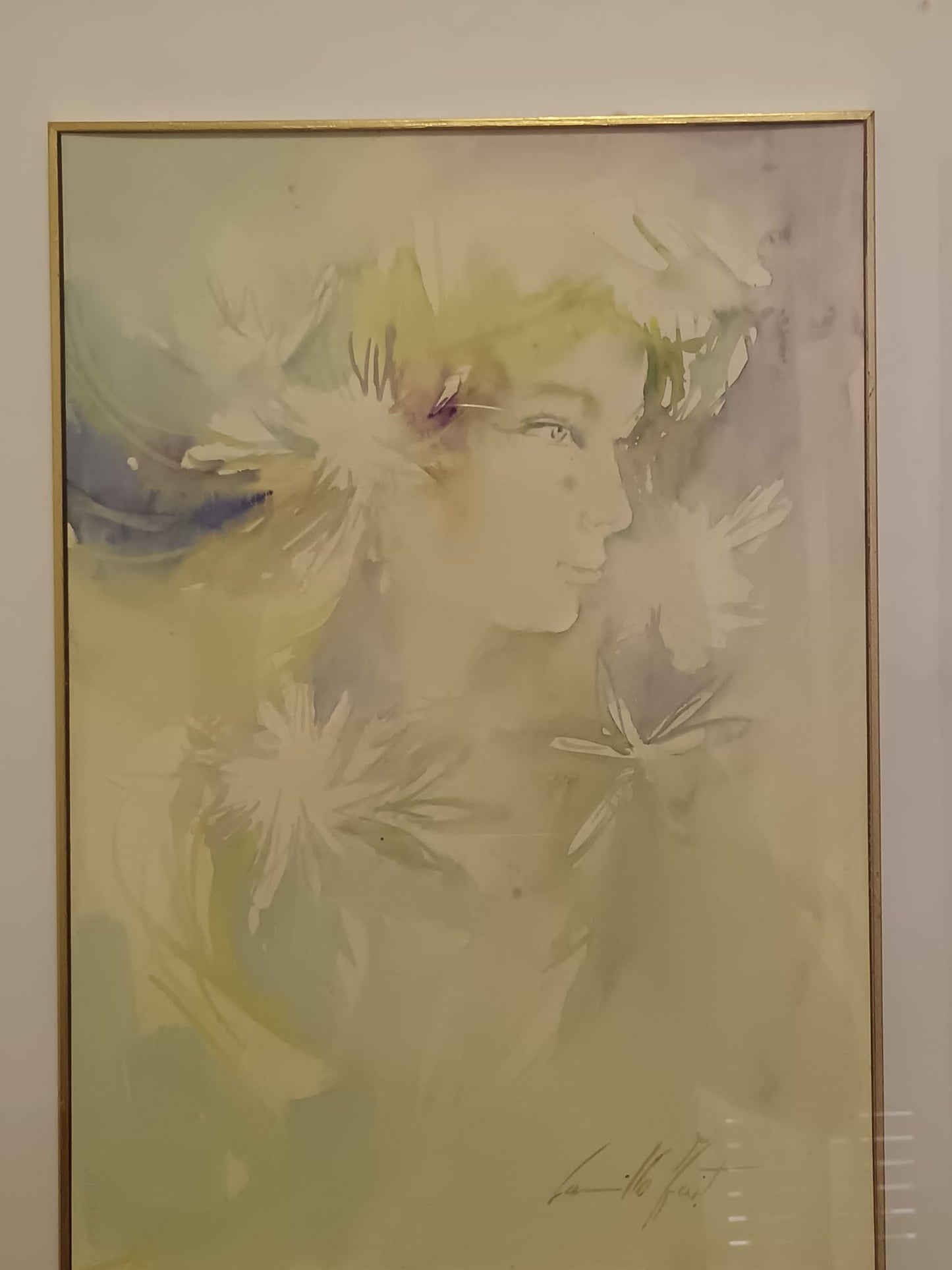 Camillo Fait (Milano 1935)- acquarello su carta