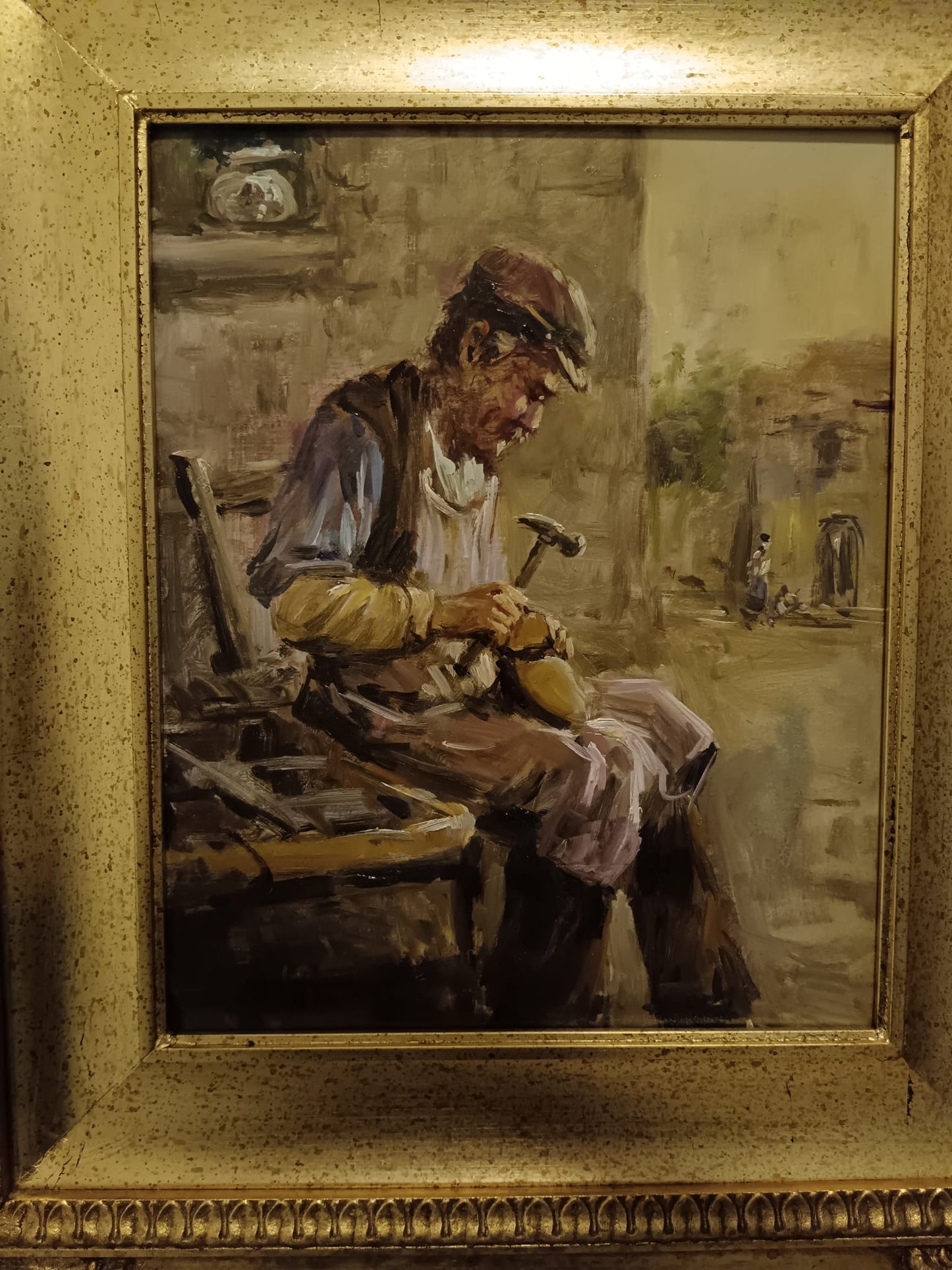 De Simone ( XX Secolo) dipinto olio su legno