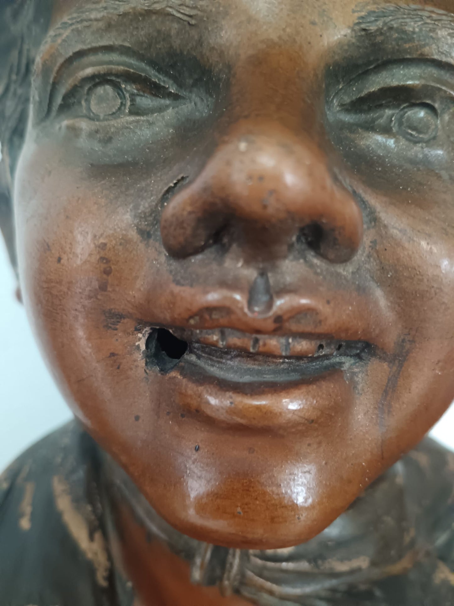 Scultura in Terracotta (Scugnizzo,scuola napoletana) epoca XIX/XX secolo