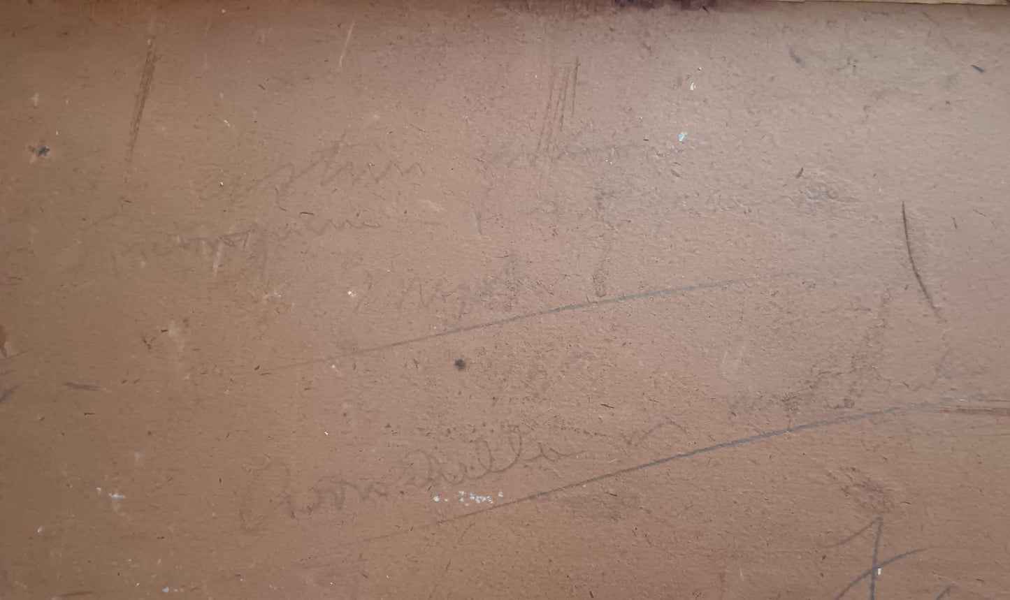 Antonio Asturi (Vico Equense 1904-1987)- Carrozzella dipinto olio su cartoncino