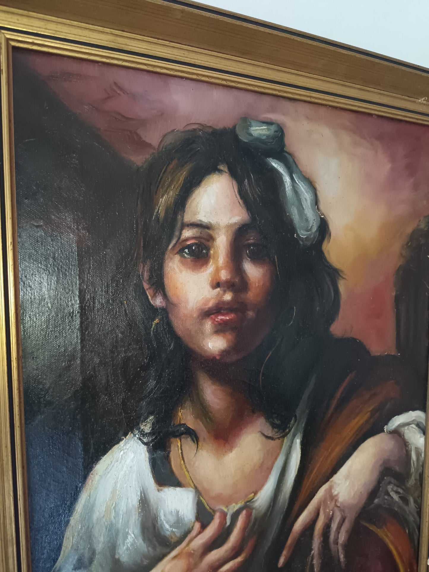 Carlo Roberto La Volpe ( XX secolo)- dipinto olio su tela