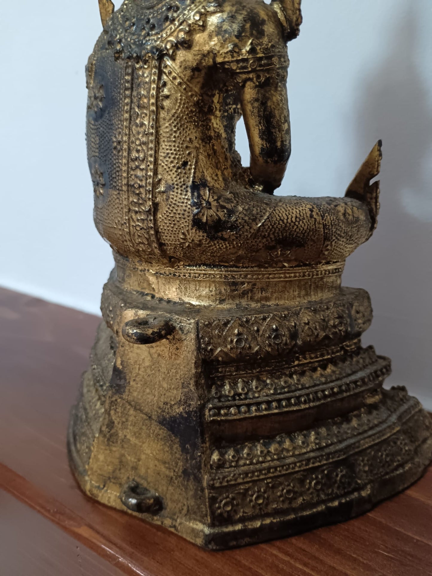 Statua in bronzo Bhudda in stile Rattanakosin- epoca XIX/ XX secolo