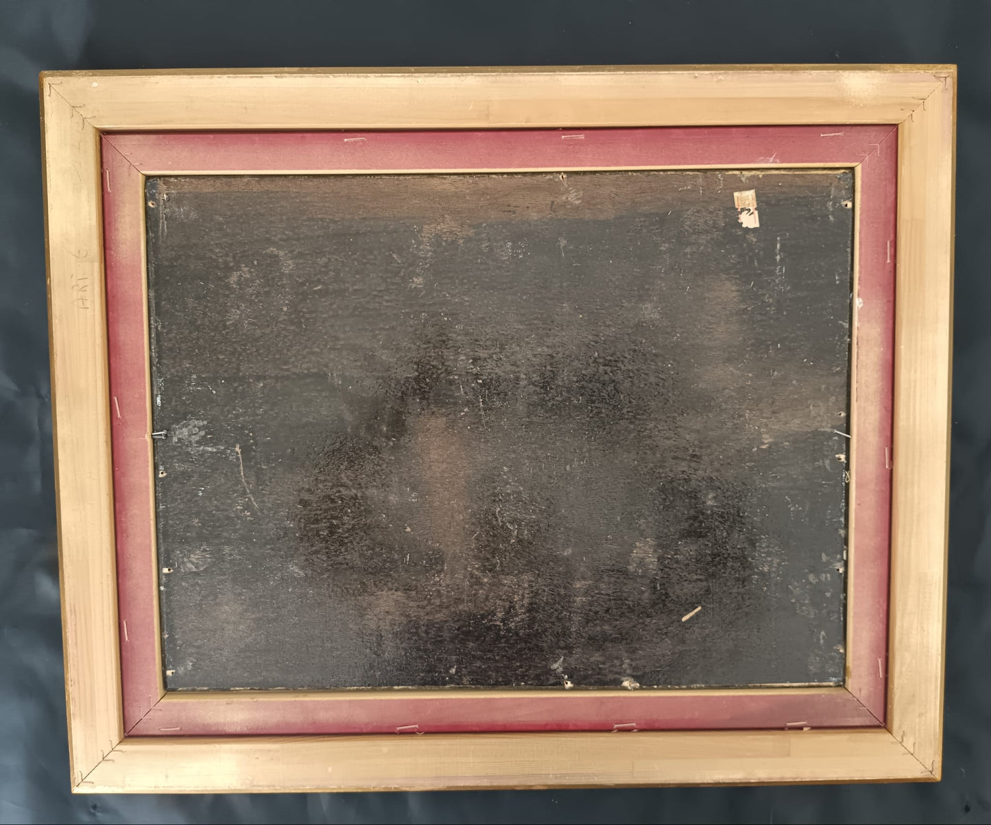 Paesaggio- dipinto olio su legno epoca (XX secolo)