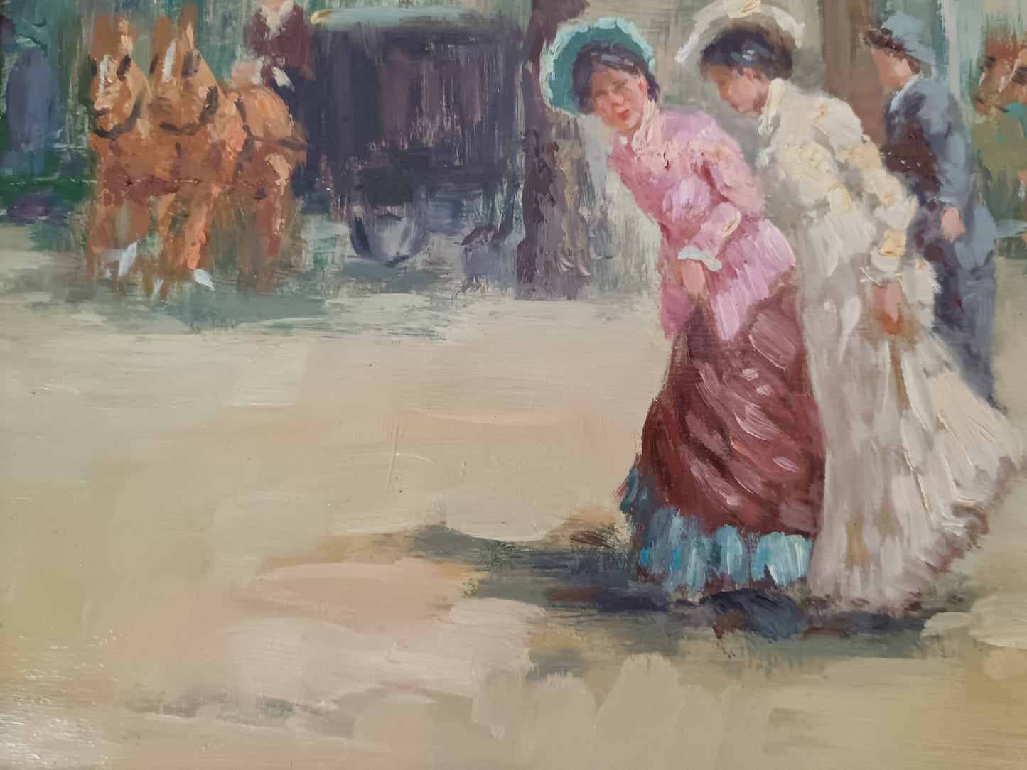 Giovanni Vicedomini ( Nocera 1946)- dipinto olio su legno (epoca XX Secolo)