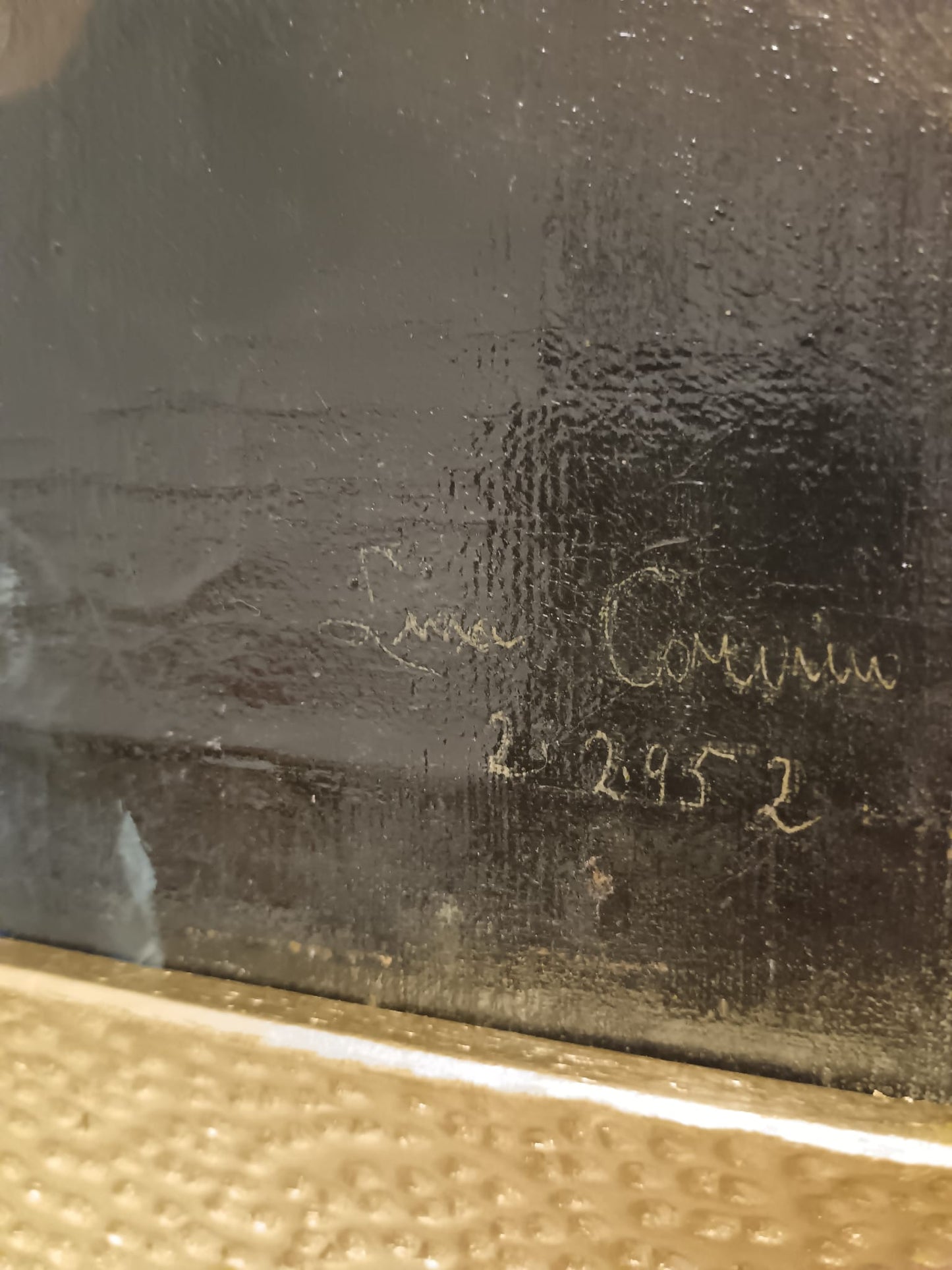 Lina Corvino (Scuola napoletana XX Secolo)- volto di donna, dipinto olio su tela