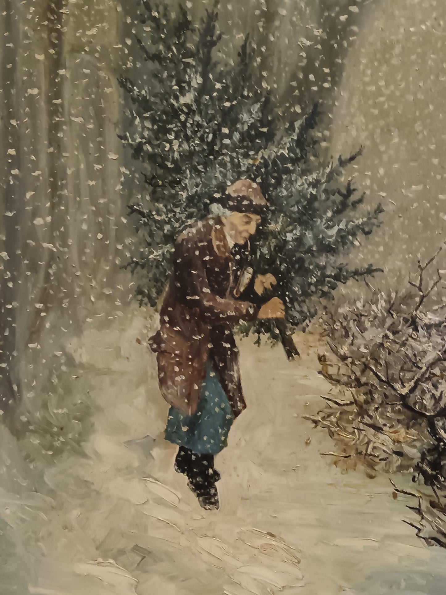 Robert Hahn (Germany 1883-1940)- antico dipinto olio su pannello