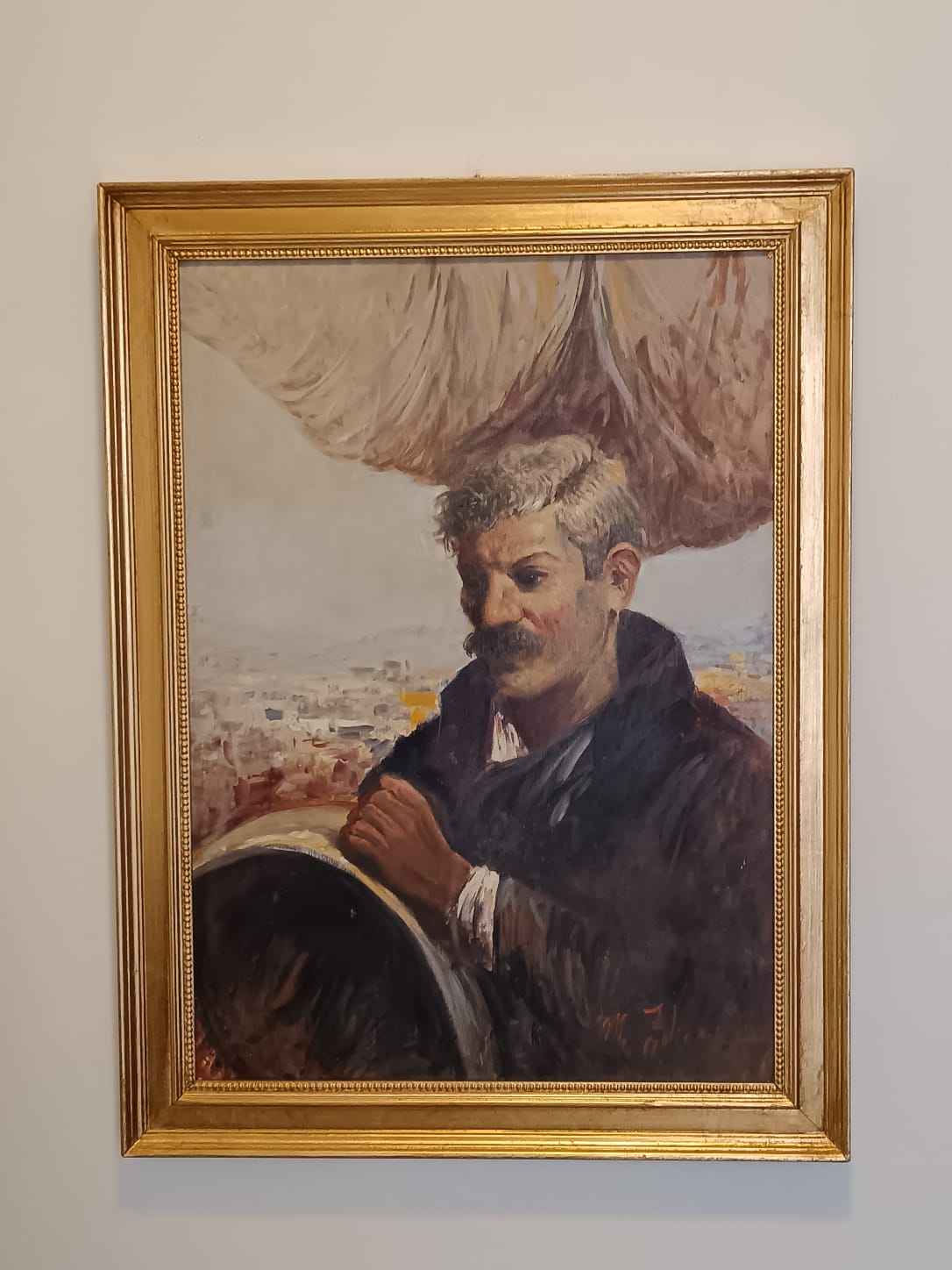 Marino Faliero (1948)- dipinto olio su tela epoca XX secolo