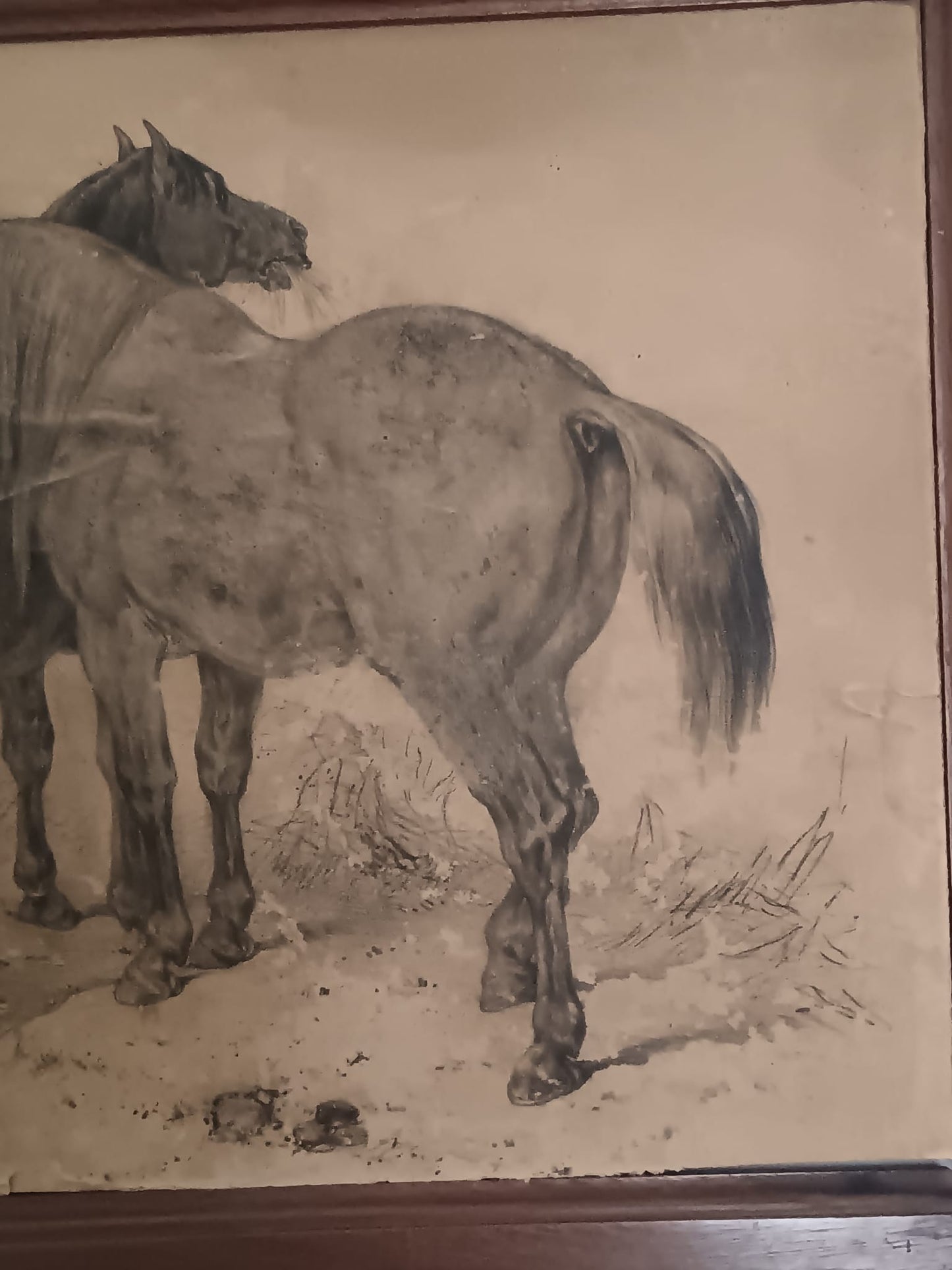 Jean Victor Adam (1801-1866) dipinto matita su carta applicata su legno