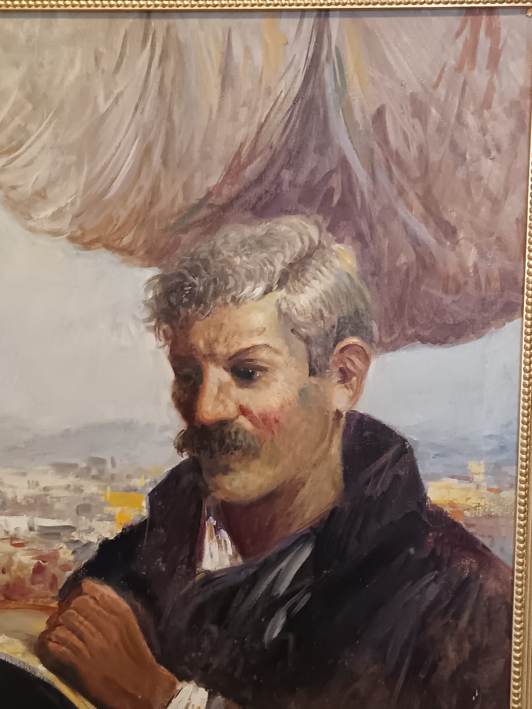 Marino Faliero (1948)- dipinto olio su tela epoca XX secolo