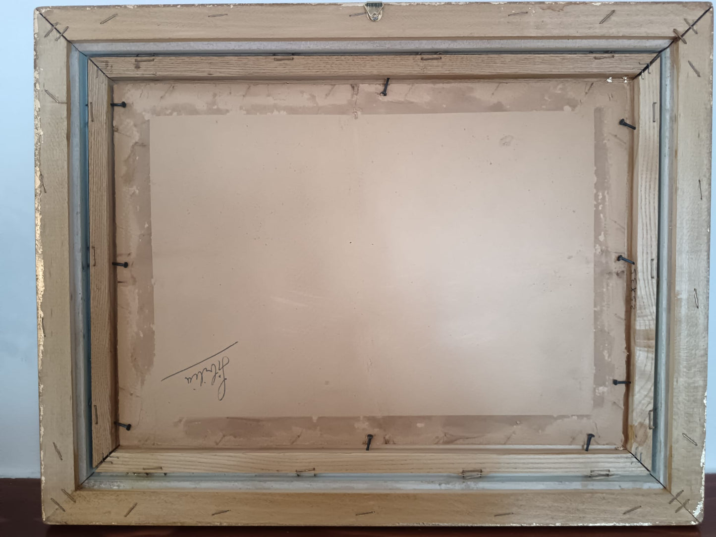 Scuola inglese (XIX/XX Secolo)- dipinto olio su tela applicata su cartoncino