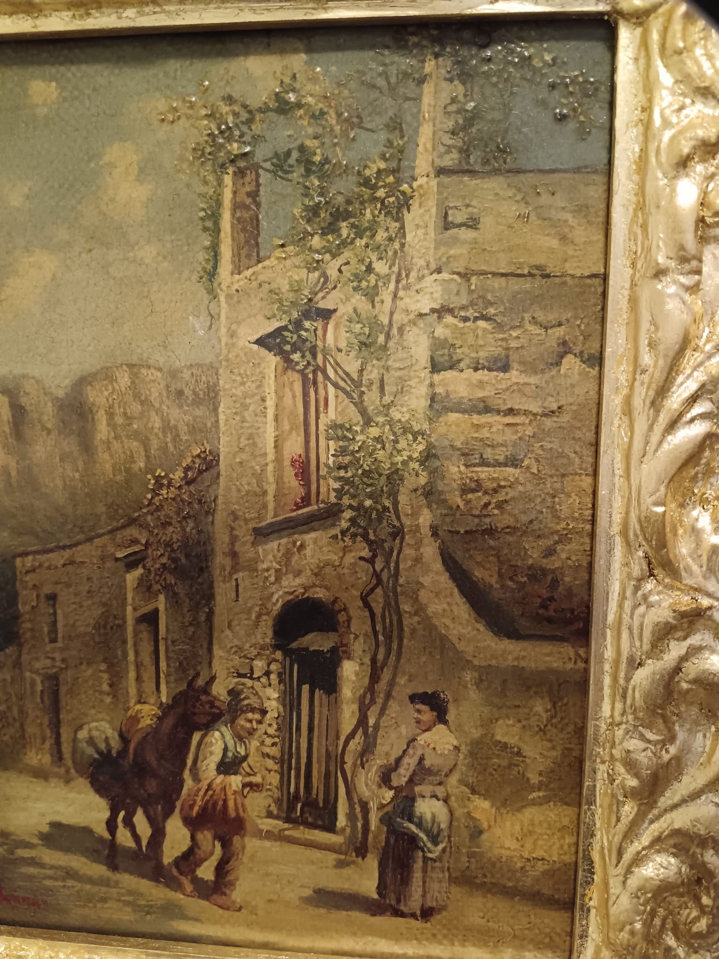 Pietro Colonna (Napoli 1945)- dipinto olio su tela epoca XX secolo
