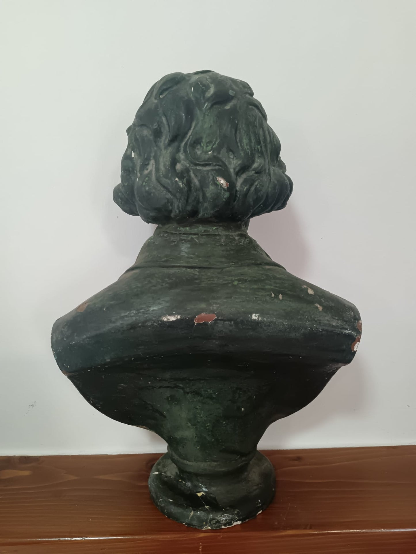 Scultura in cemento patinato ( Beethoven)- epoca XIX/XX secolo