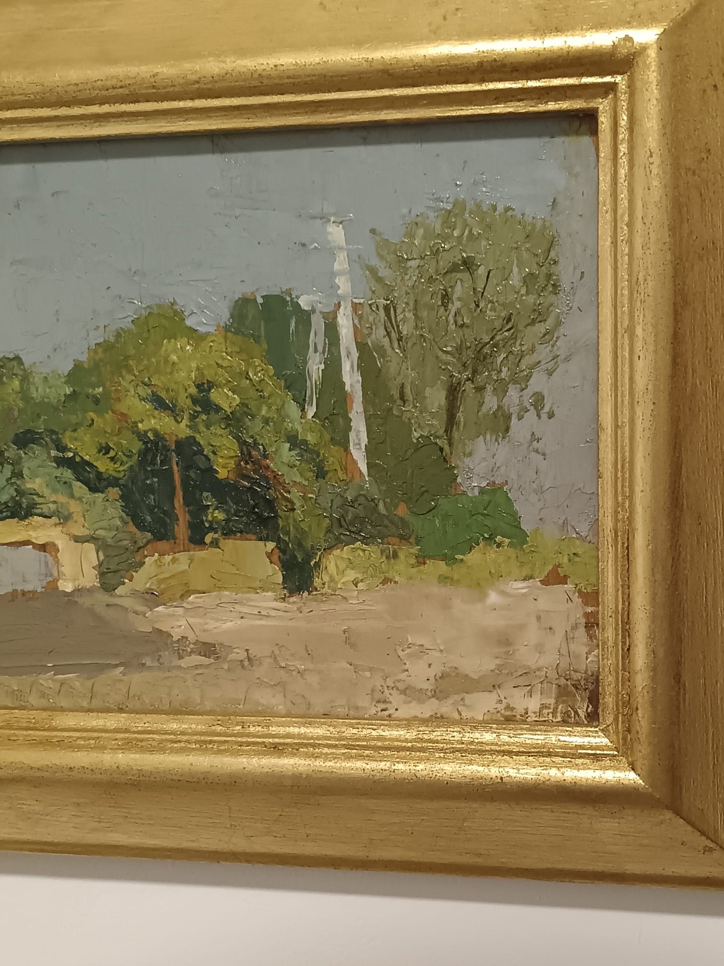 Armando Spadini (Firenze 1883-Roma 1925)- antico dipinto olio su legno