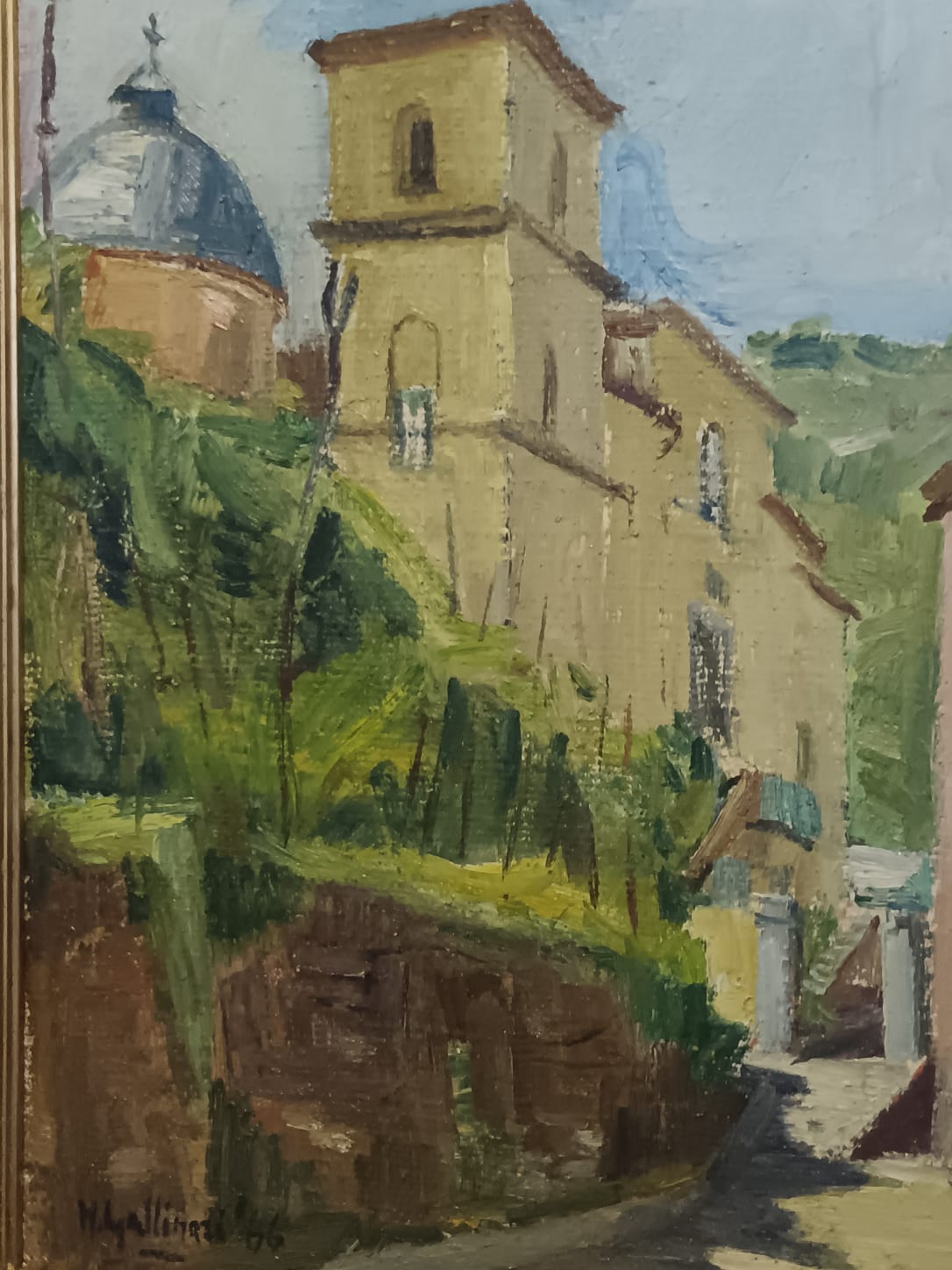 Mario Gallinari (Castellamare Di Stabia XX secolo)- dipinto olio su tela