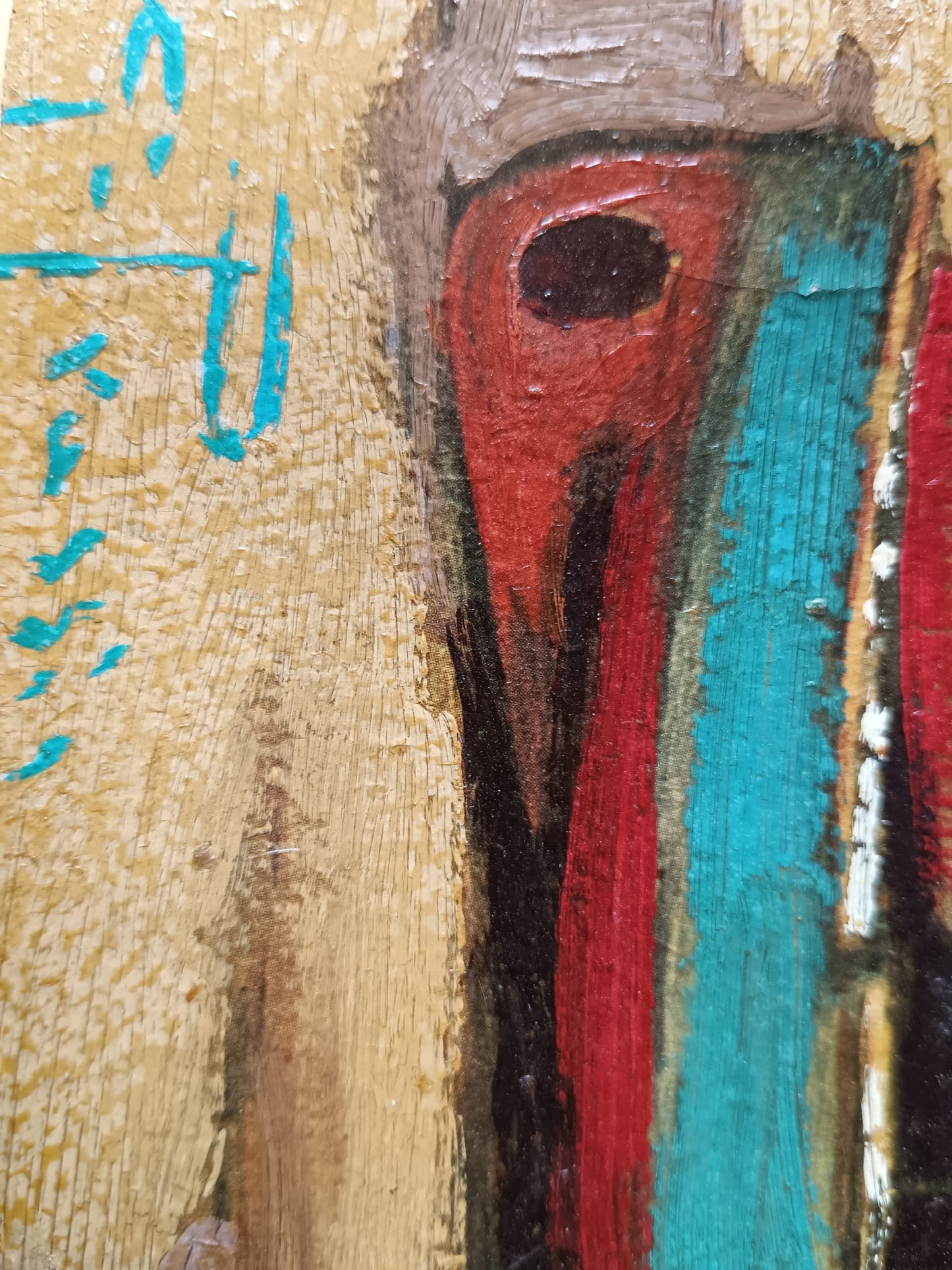 Dipinto olio su cartoncino firmato in basso a sinistra ( Giovanni Prassi, Napoli 1945)