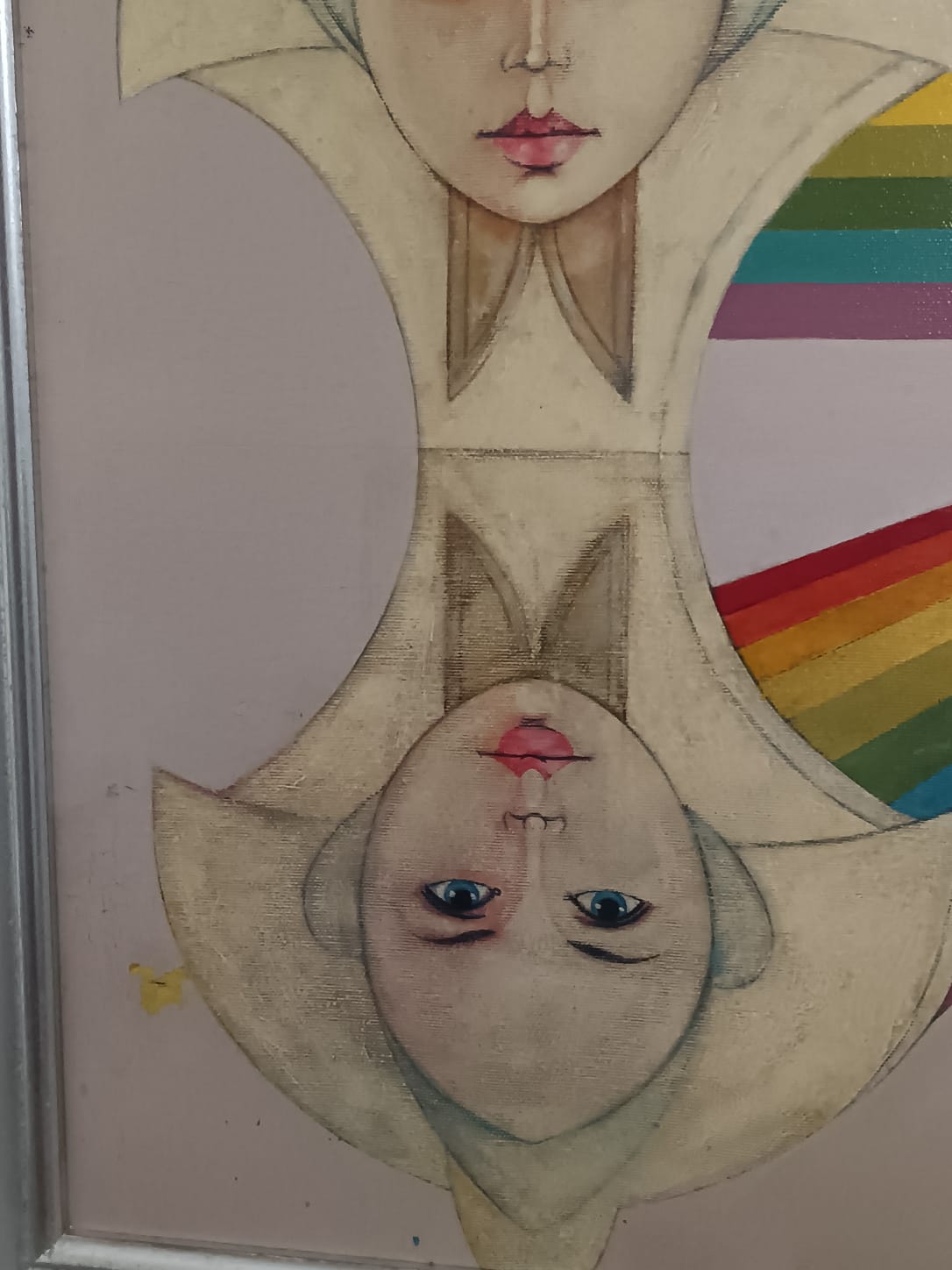 Marino Lecchi (1944)- Dipinto olio su tela (seconda metà del novecento)