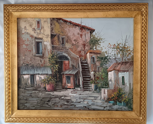 Ferdinando Sapio (Napoli 1955)- dipinto olio su tela