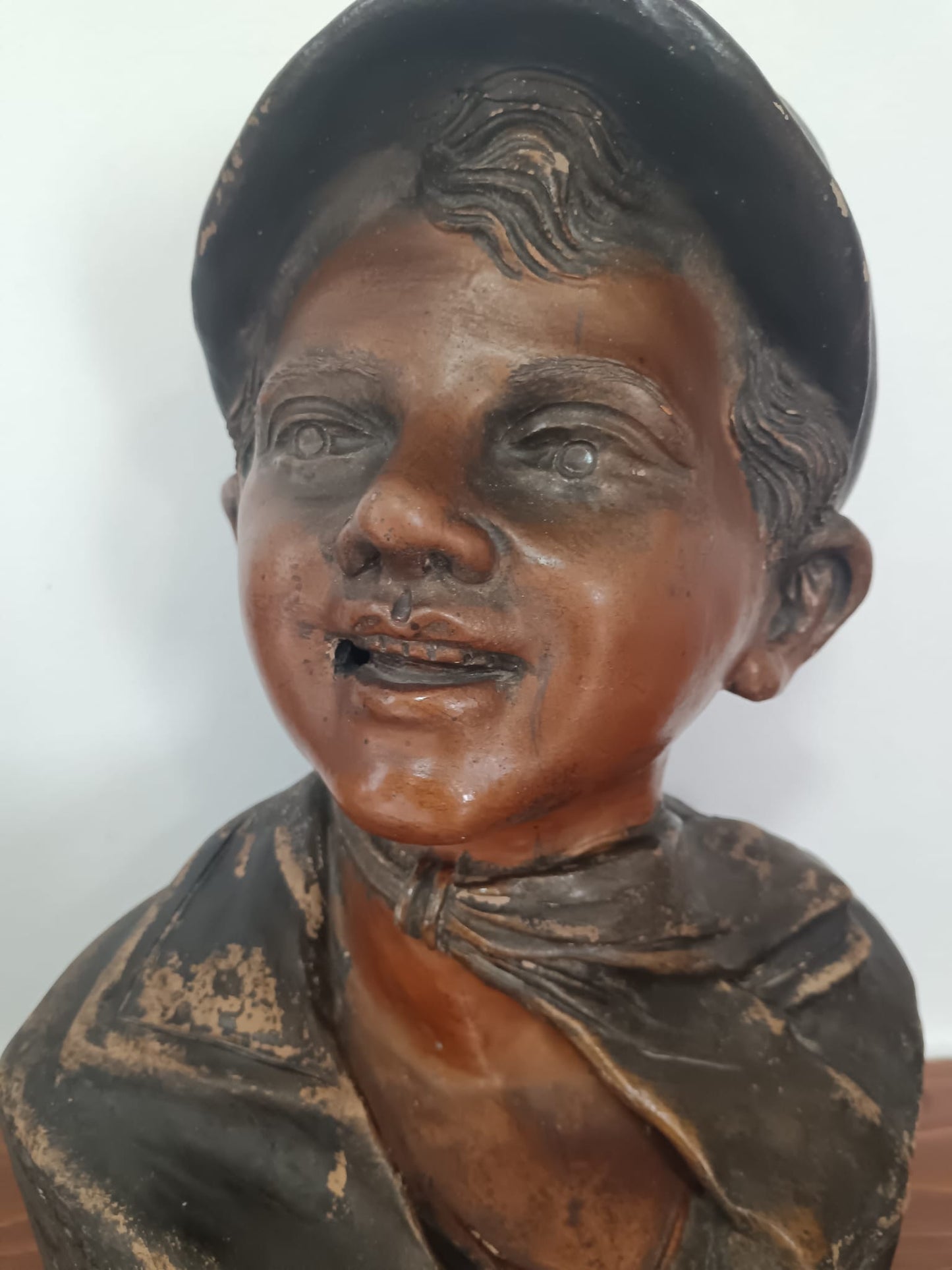 Scultura in Terracotta (Scugnizzo,scuola napoletana) epoca XIX/XX secolo